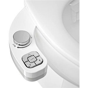 Bidet Attachment for Toilet, Dual Nozzle (Frontal and Rear Wash) Non-Electric